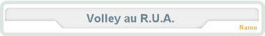 Volley au R.U.A.
